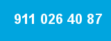 911 026 40 87 911 026 40 87